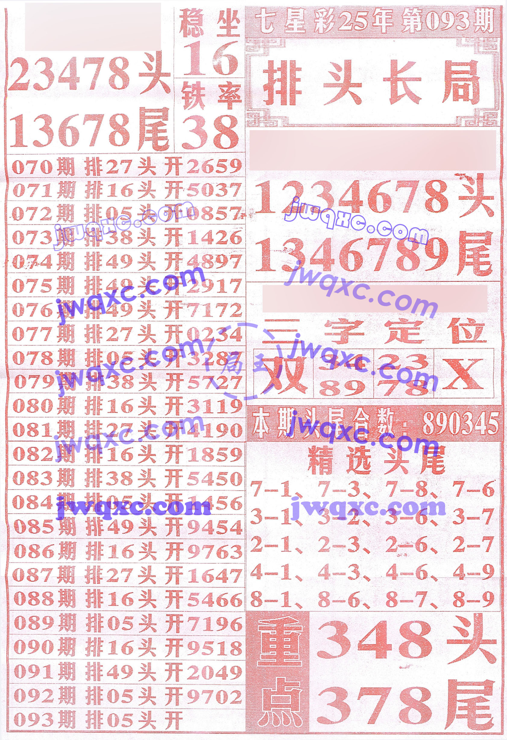 排头长局