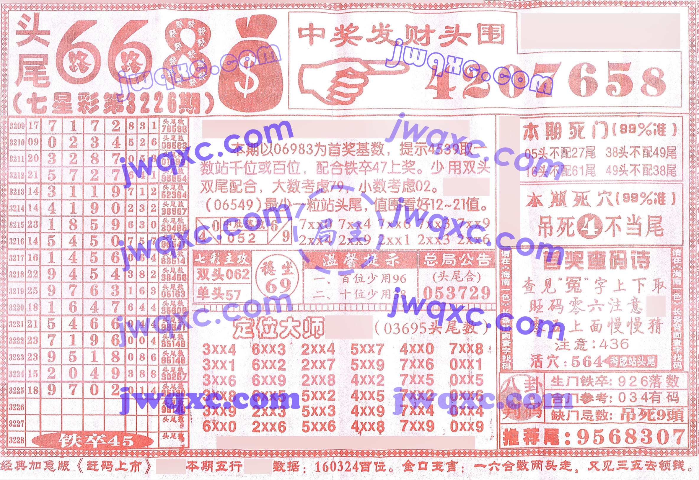 头尾668