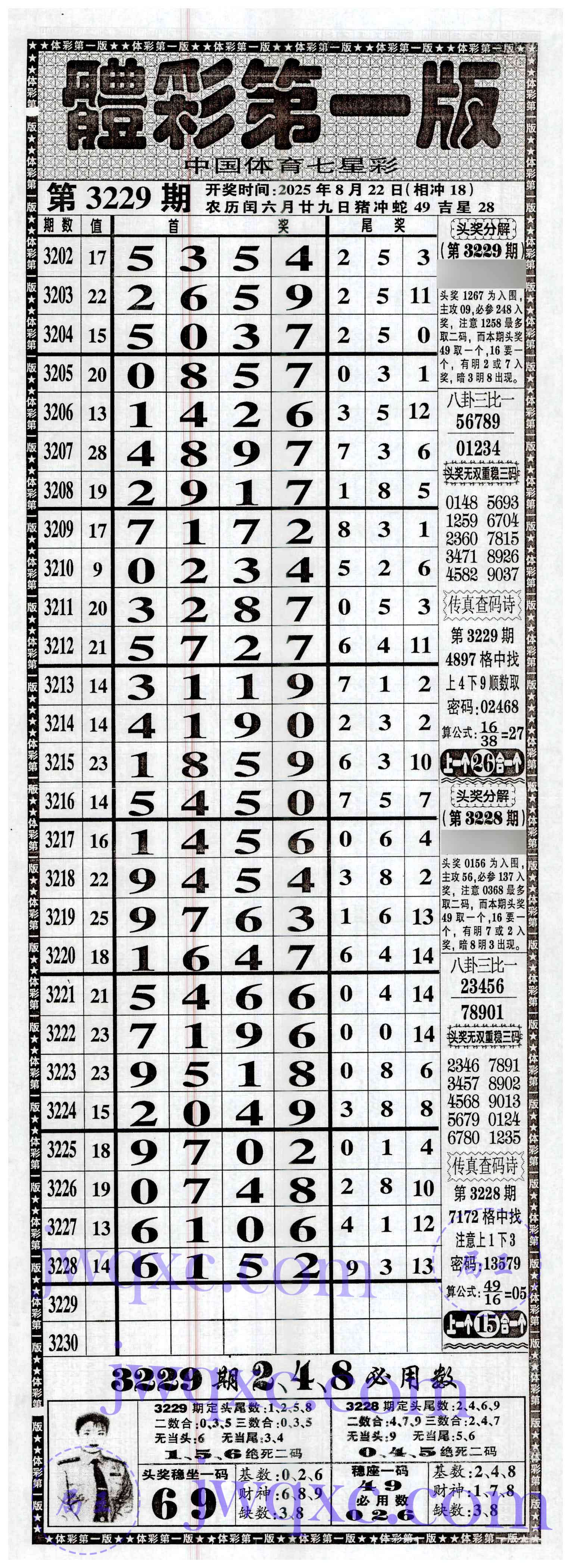 体彩第一版