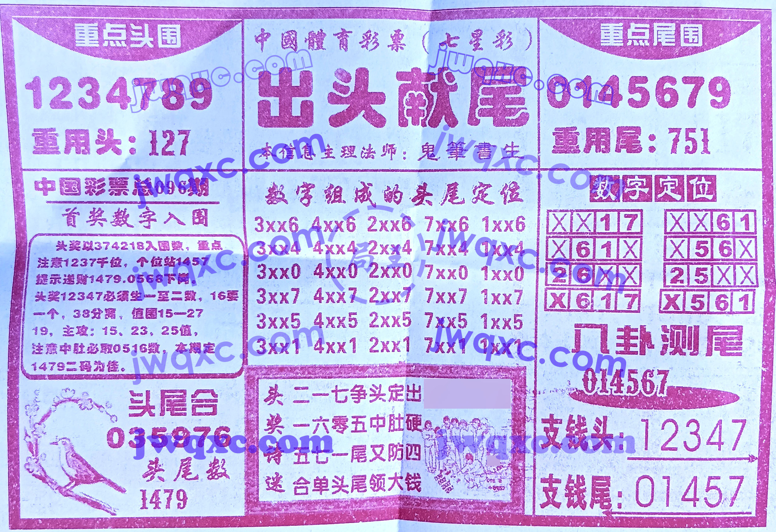 出头献尾