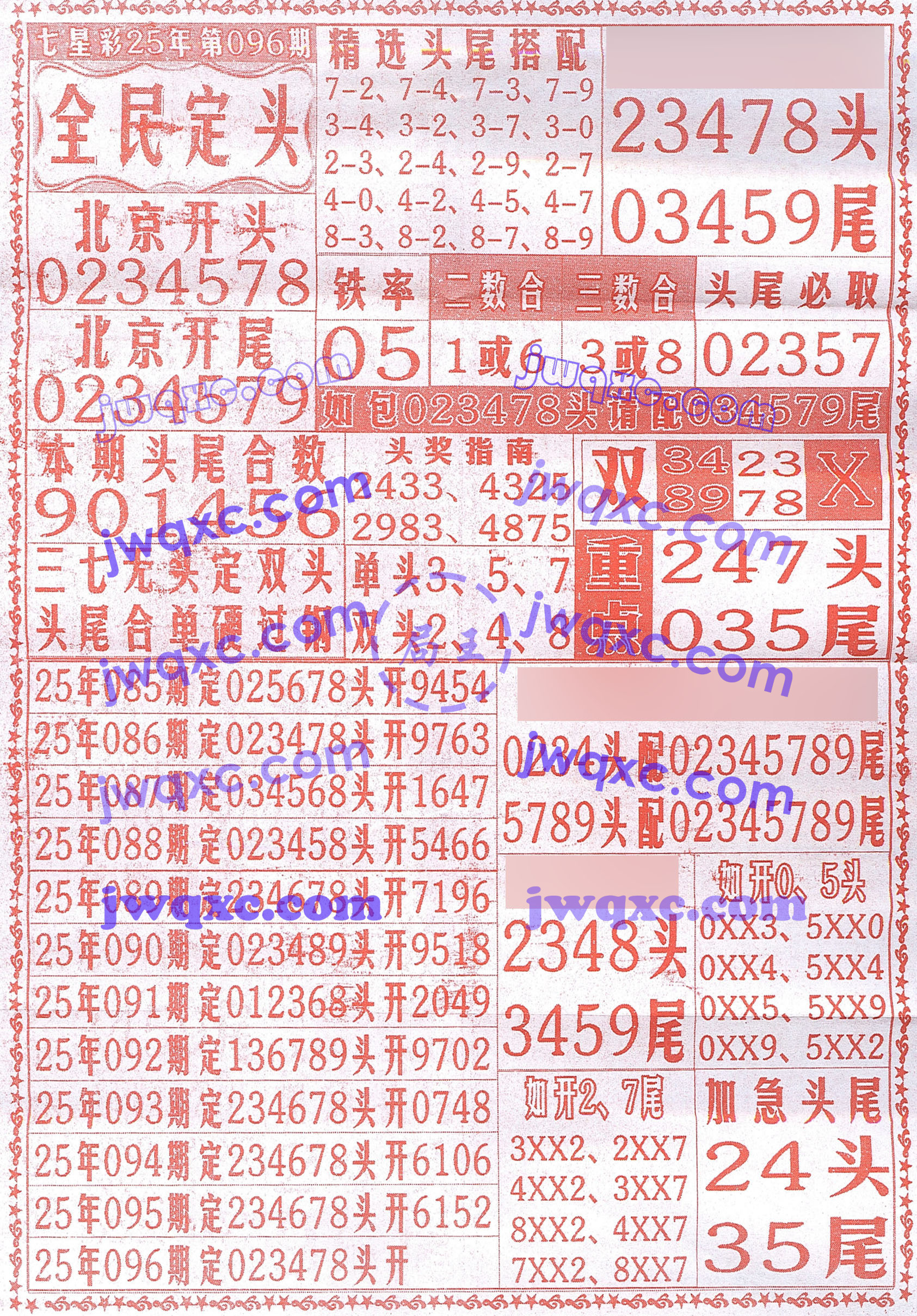 全民定头