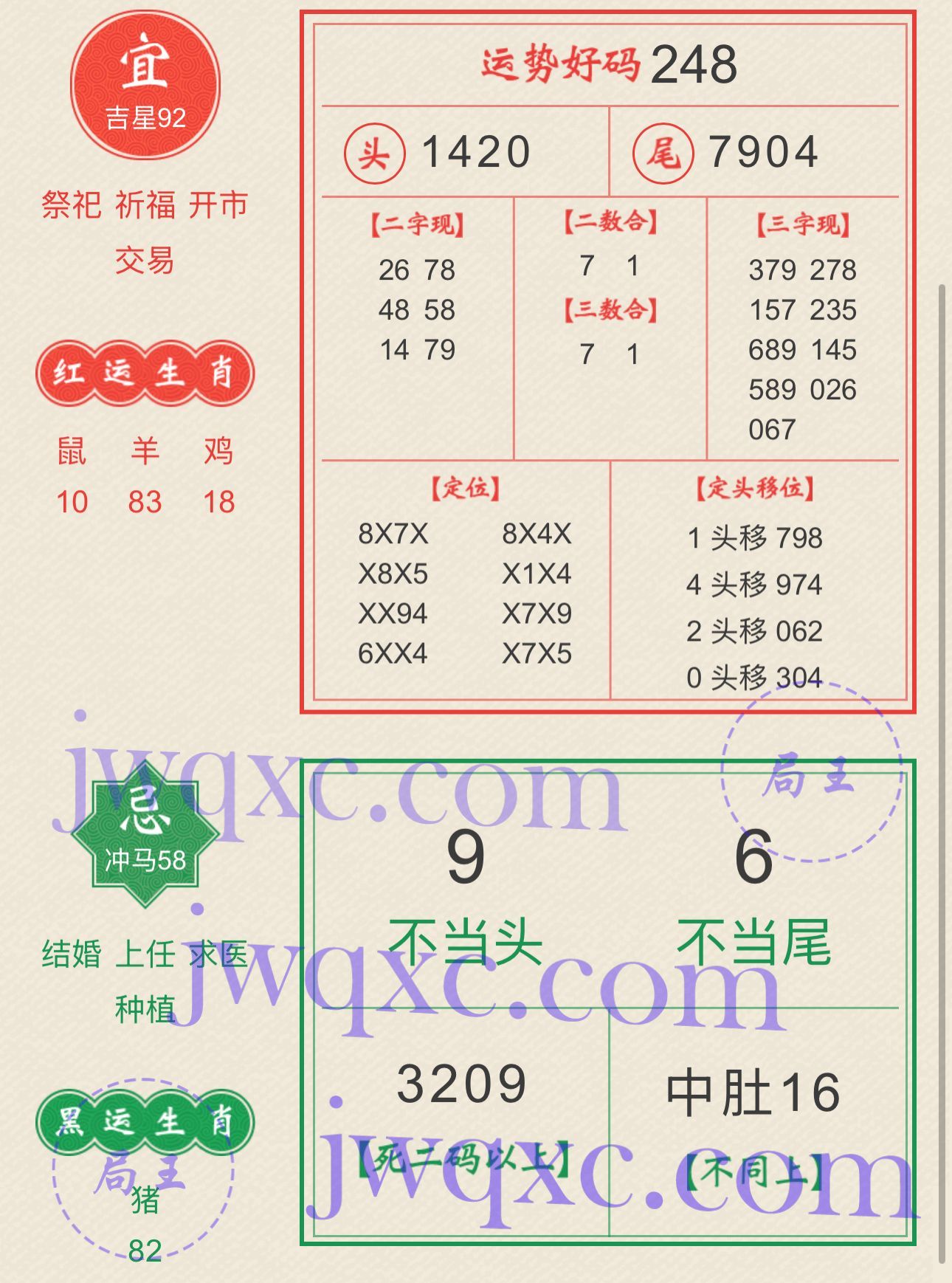 局王黄历