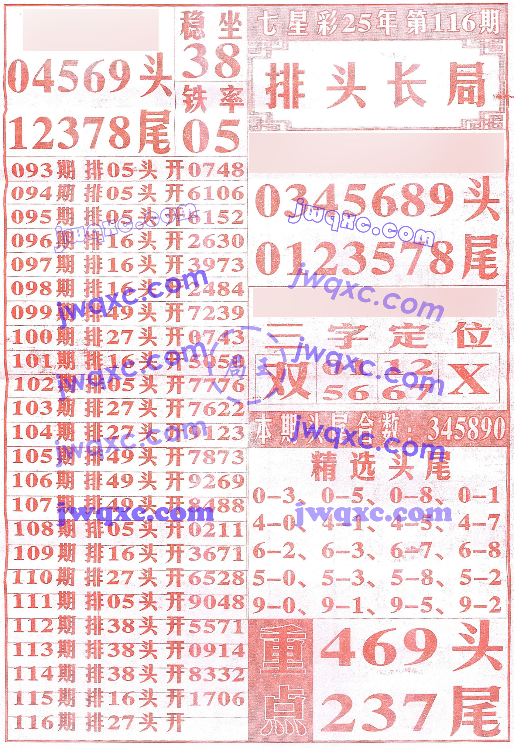 排头长局